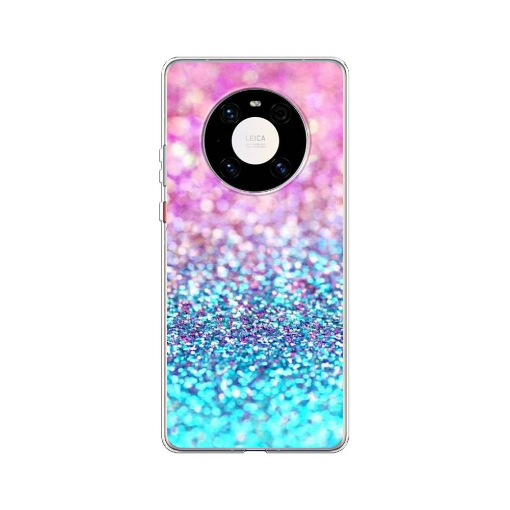 

Чехол Awog "Розово-голубые глиттеры рисунок" для Huawei Mate 40 Pro