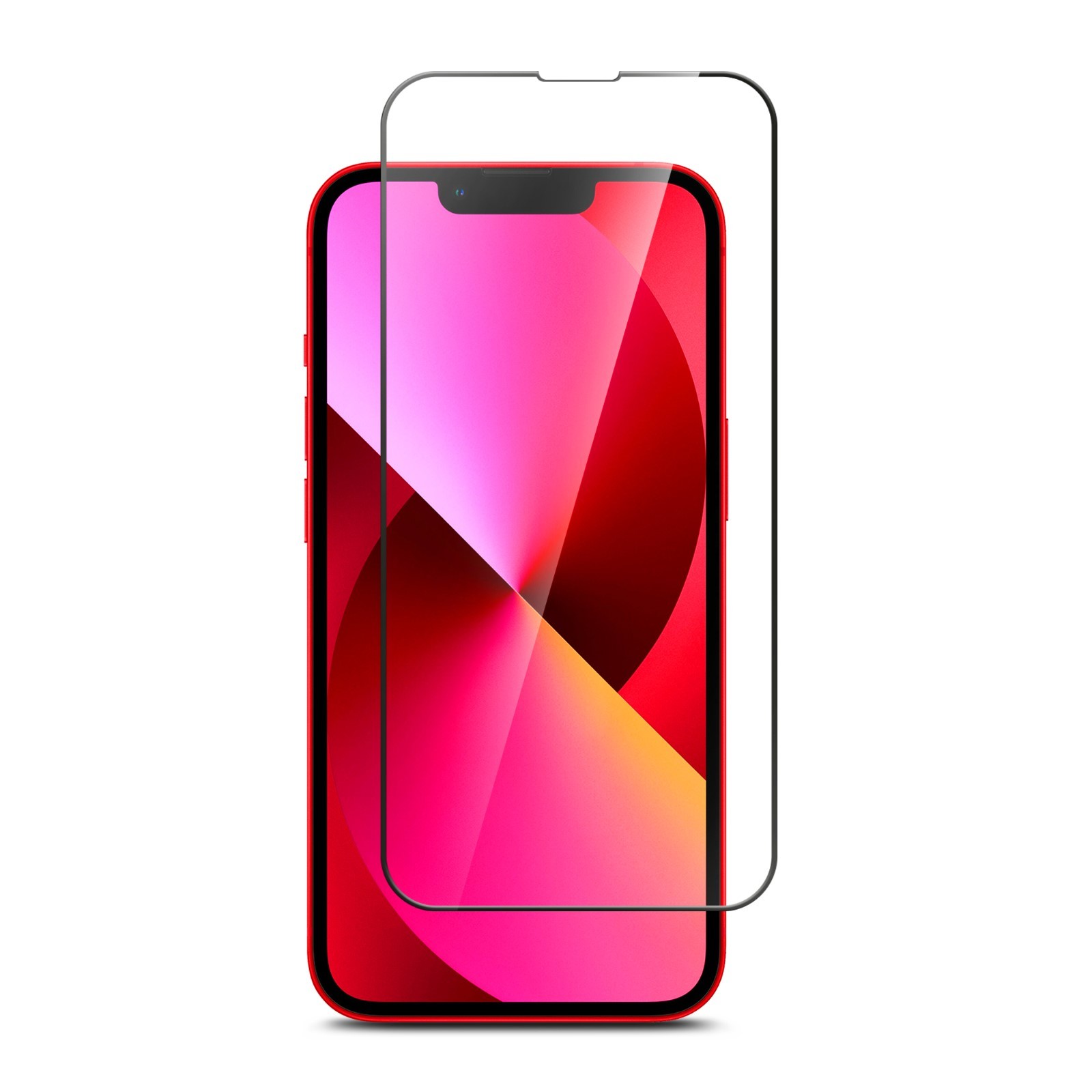 

Защитное стекло Miuko Full Glue для Apple iPhone 13 Pro/13/14, черный, Full Glue