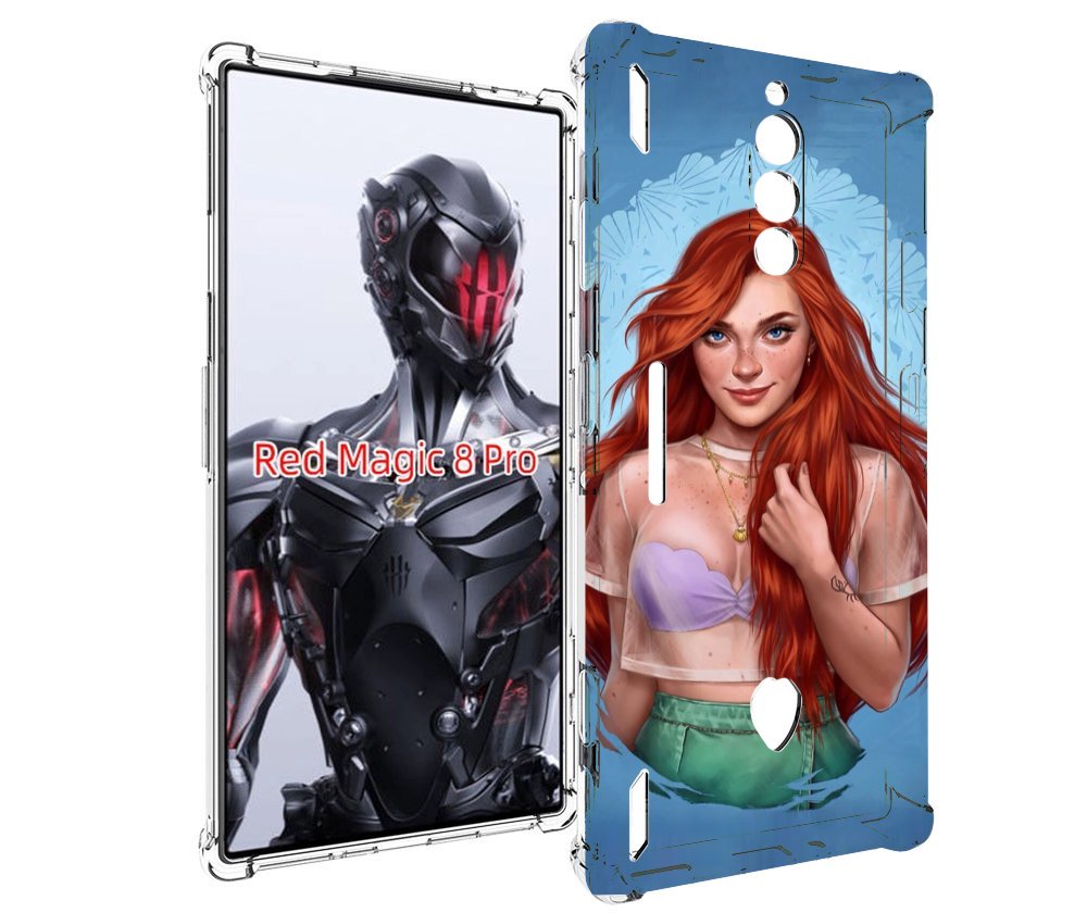 

Чехол MyPads девушка-в-голубом-фоне женский для ZTE Nubia Red Magic 8 Pro / Red Magic 8..., Tocco