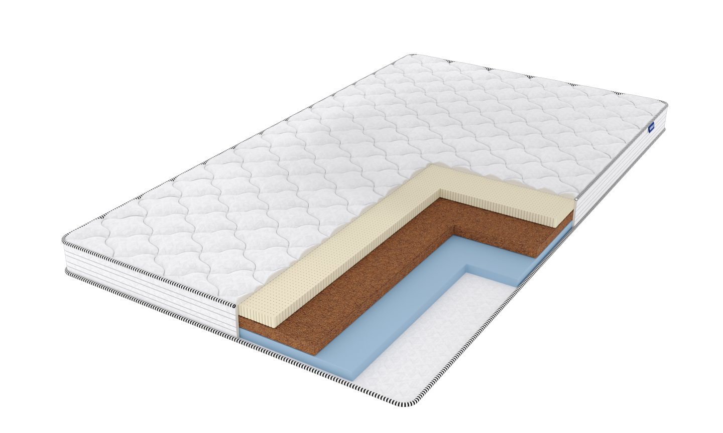 

Матрас Vitaflex Blend Lounge 120х200, Белый, Blend Lounge