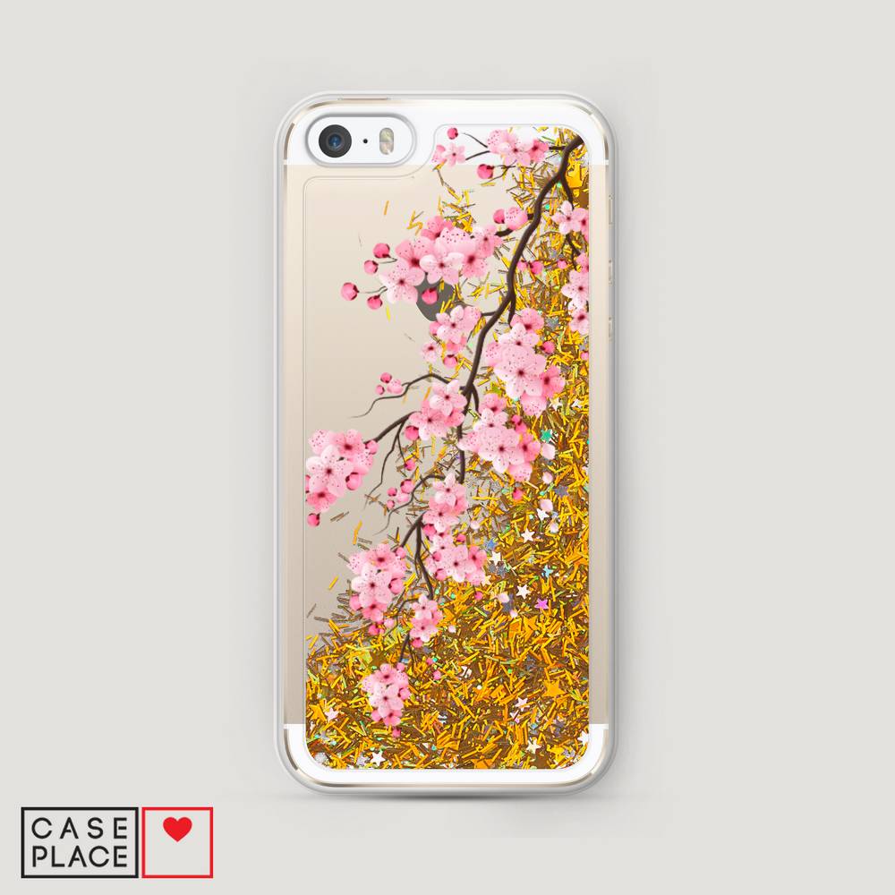 

Чехол Awog на Apple iPhone 5 / Айфон 5 "Розовая сакура", 10390-1