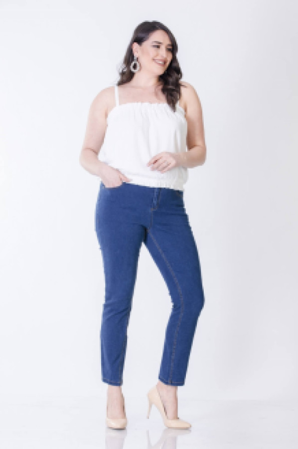 

Джинсы женские My Line Moda 1232 голубые 46 (доставка из-за рубежа), Голубой, 1232