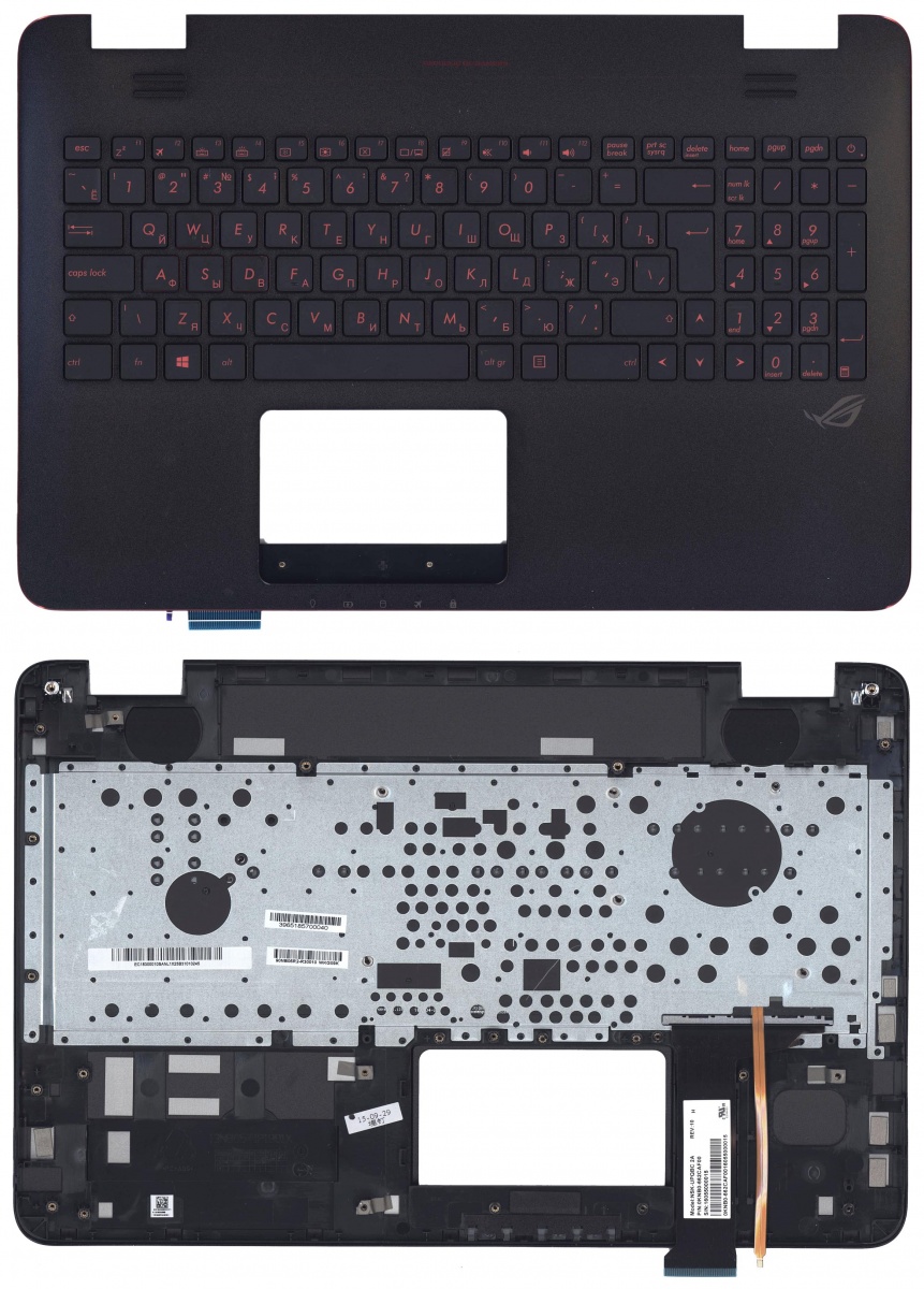 

Клавиатура OEM для ноутбука Asus G551, N551, для Asus G551, N551, p/n: 0KNB0-662CRU00, 9Z.N8BBC.Q0R NSK-UPSBU 0R