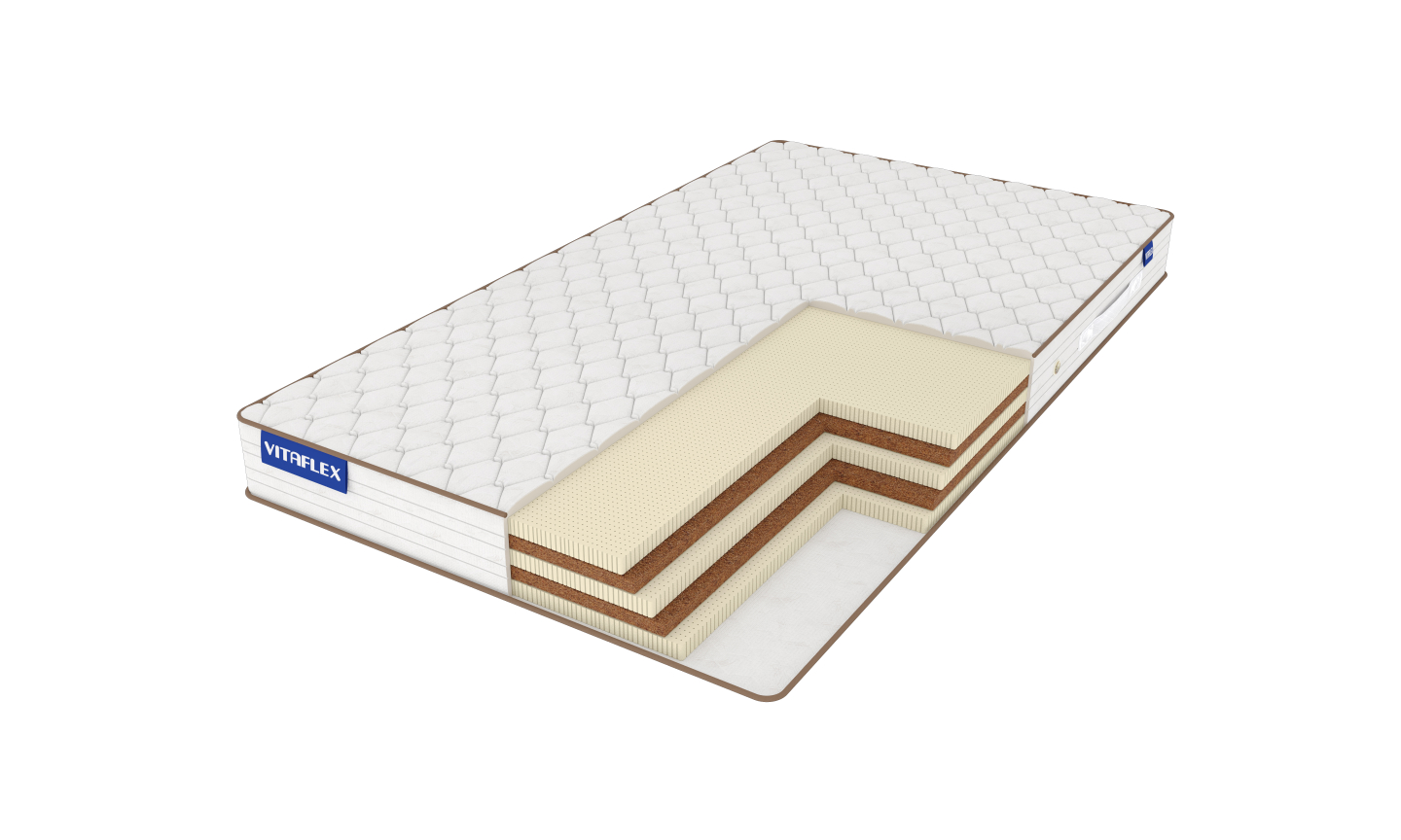 

Матрас Vitaflex Easy-Hard Mix Mini 140х195, Белый, Easy-Hard Mix Mini