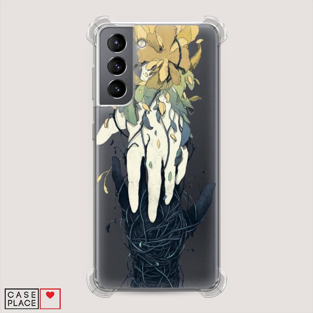 

Чехол Awog на Samsung Galaxy S21 / Самсунг S21 "Сплетения рук", Зеленый, 2101851-1