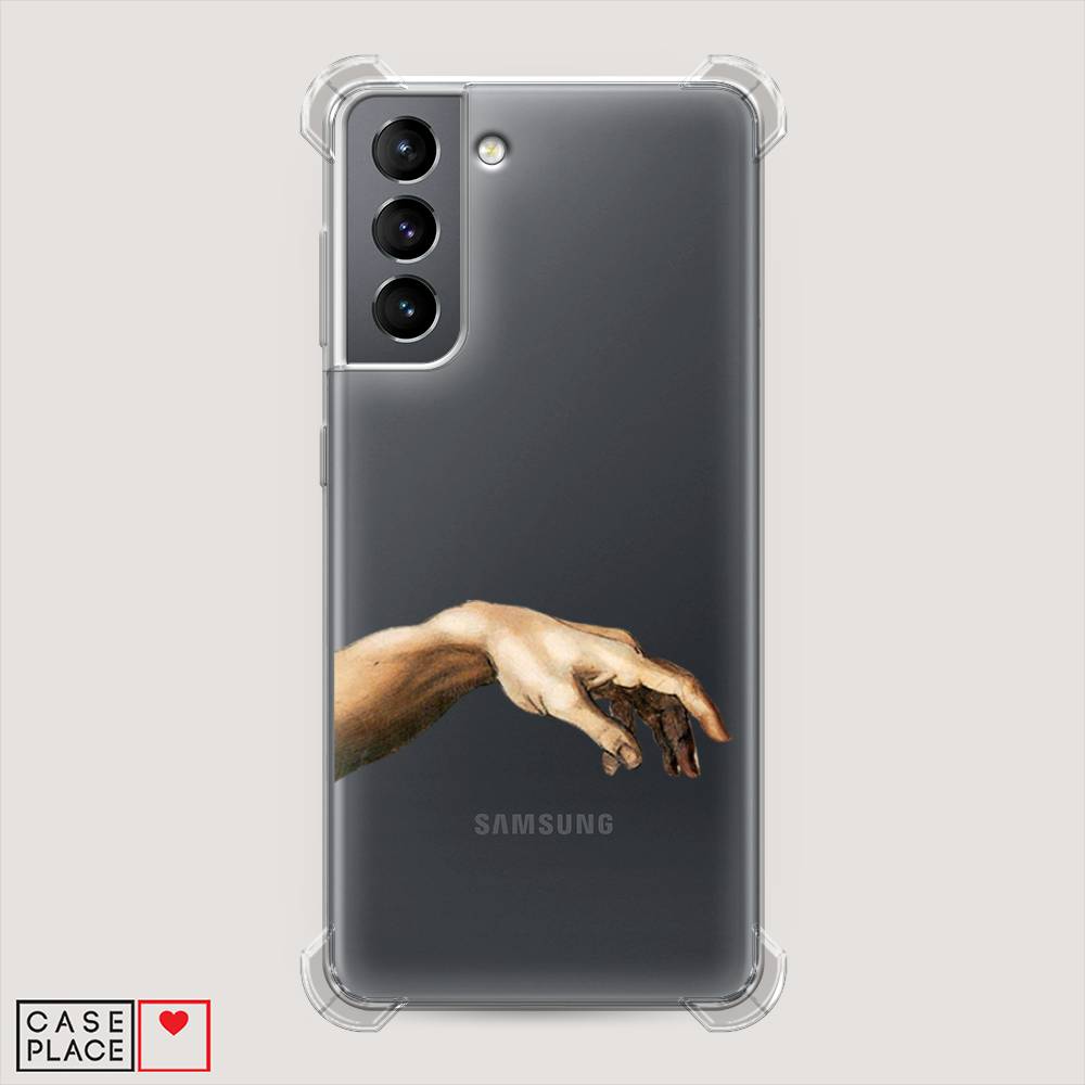 

Чехол Awog на Samsung Galaxy S21 / Самсунг S21 "Creazione di Adamo 1", Бежевый, 2101851-1