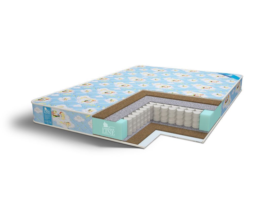 фото Матрас пружинный comfort line baby hard tfk 70х160, высота 16 см