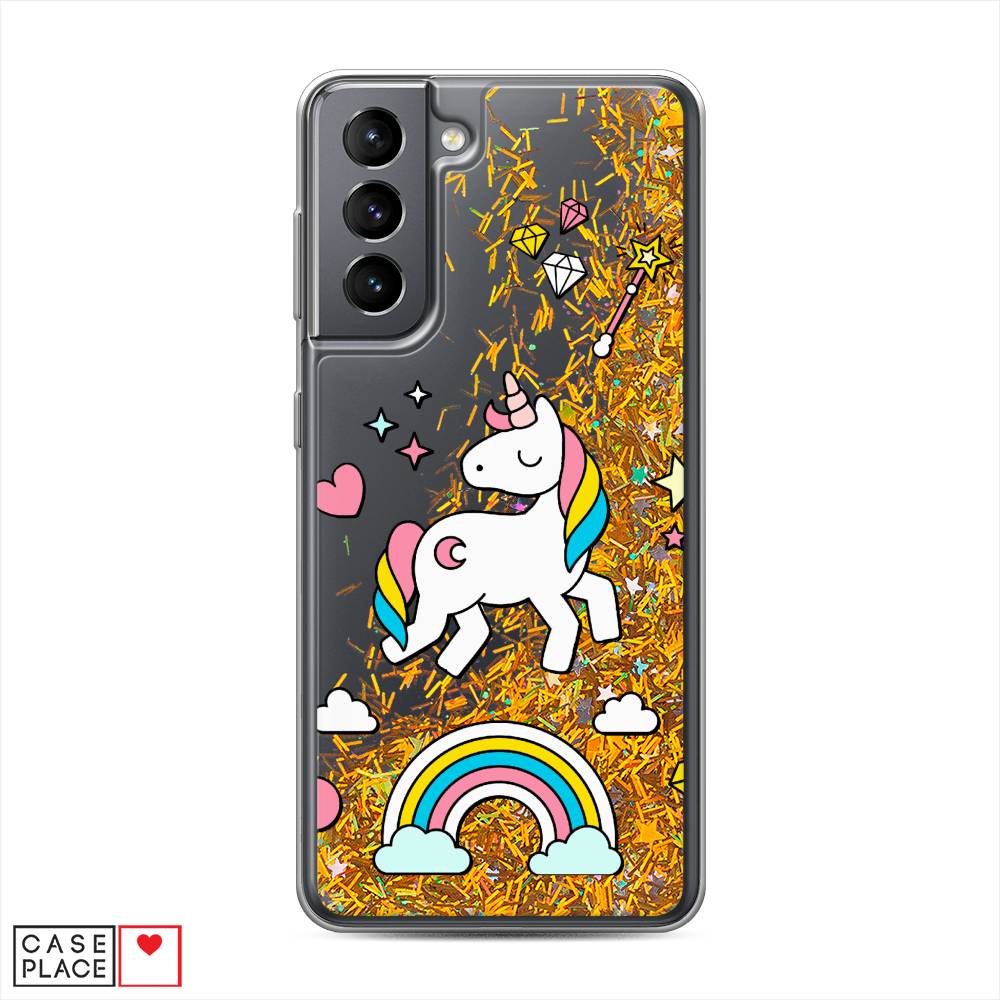 

Чехол Awog на Samsung Galaxy S21 / Самсунг S21 "Принцесса единорог", Белый;разноцветный, 2101890-1