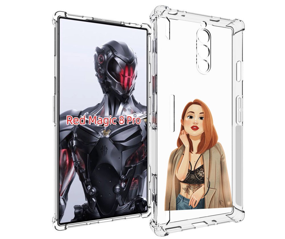 

Чехол MyPads девушка-в-кружевном-2 для ZTE Nubia Red Magic 8 Pro / Red Magic 8 Pro Plus, Tocco