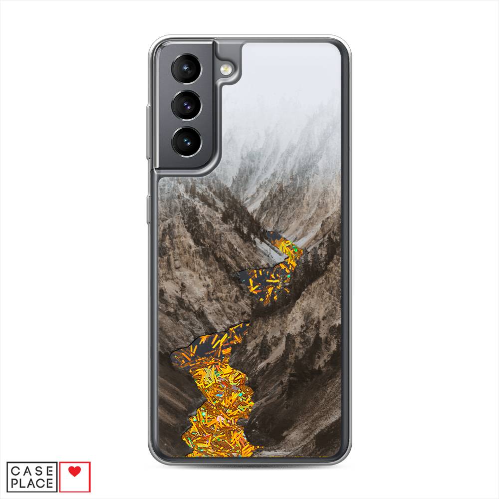 

Чехол Awog на Samsung Galaxy S21 / Самсунг S21 "Горная река", Коричневый, 2101890-1