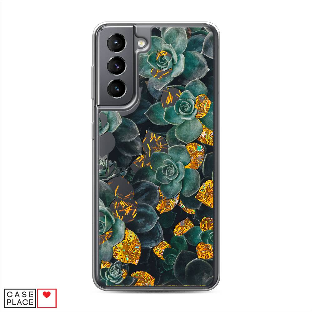 

Чехол Awog на Samsung Galaxy S21 / Самсунг S21 "Сукуленты цветные", Зеленый, 2101890-1