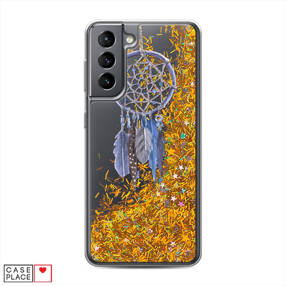 фото Чехол awog "синий ловец снов акварель" для samsung galaxy s21