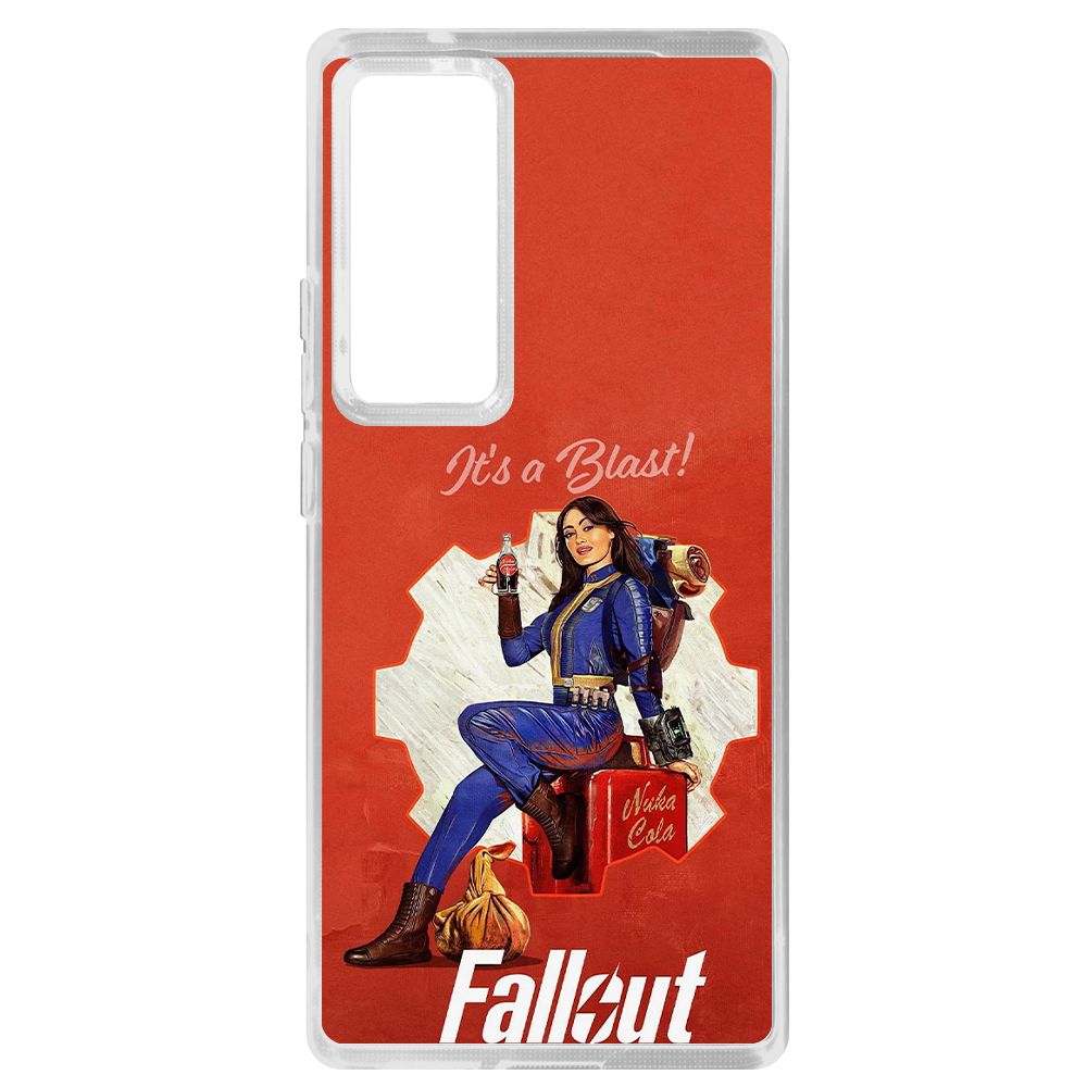

Чехол-накладка Krutoff Clear Case Фоллаут (Fallout) - Это взрыв! для Vivo X60 Pro, Прозрачный