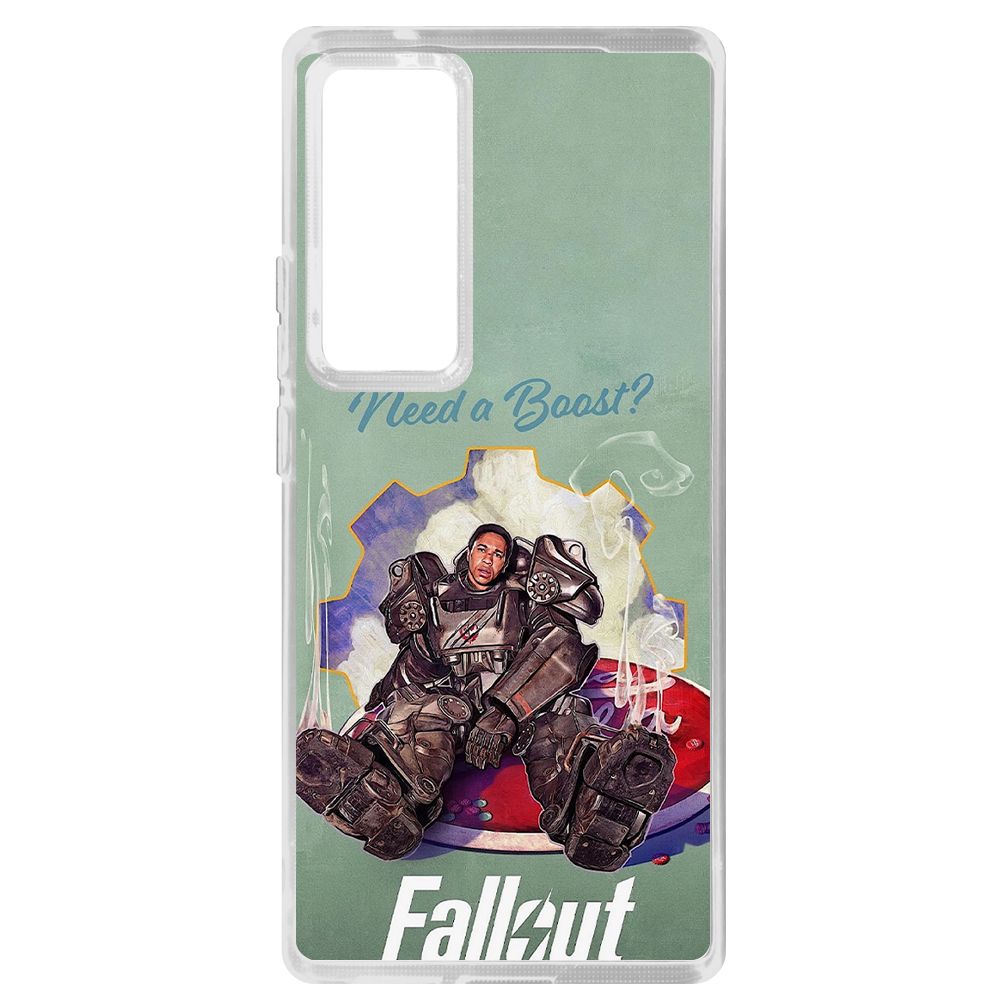 

Чехол-накладка Krutoff Clear Case Фоллаут (Fallout) - Нужно ускорение для Vivo X60 Pro, Прозрачный
