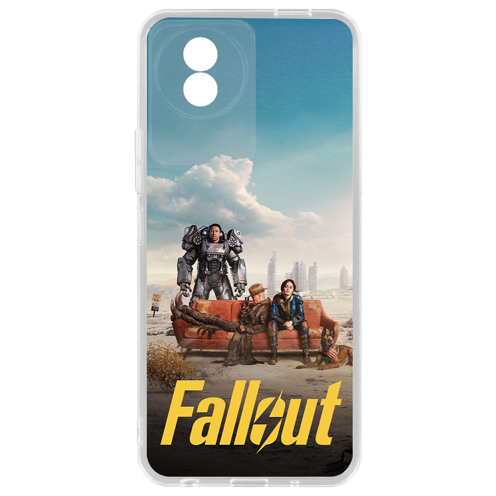 

Чехол-накладка Krutoff Clear Case Фоллаут (Fallout) - Постер для Vivo Y02