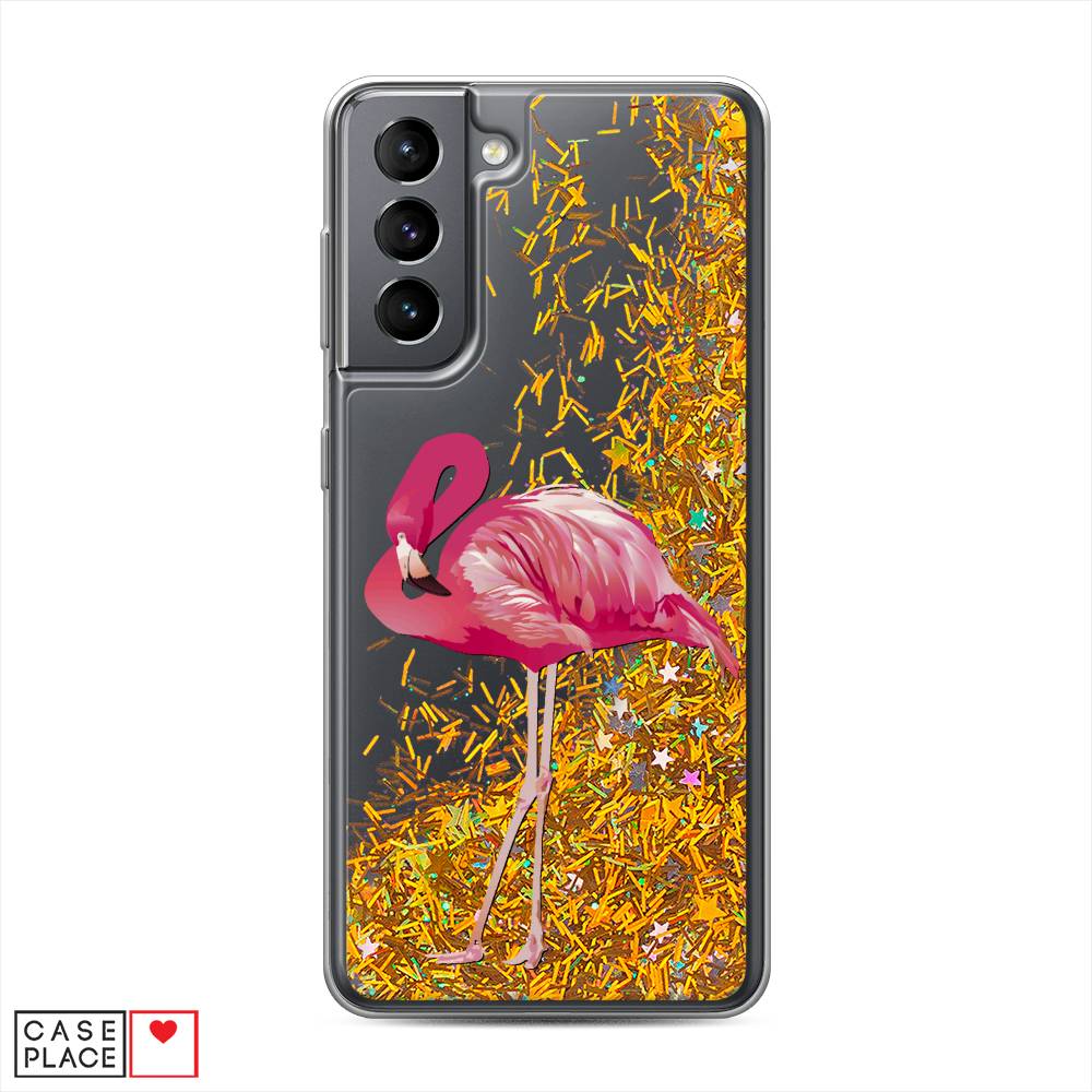 

Чехол Awog на Samsung Galaxy S21 / Самсунг S21 "Застенчивый фламинго", Розовый, 2101890-1