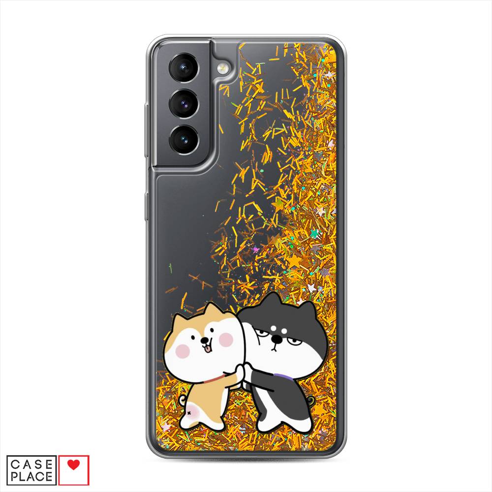

Чехол Awog на Samsung Galaxy S21 / Самсунг S21 "Обнимашки акита", Бежевый, 2101890-1