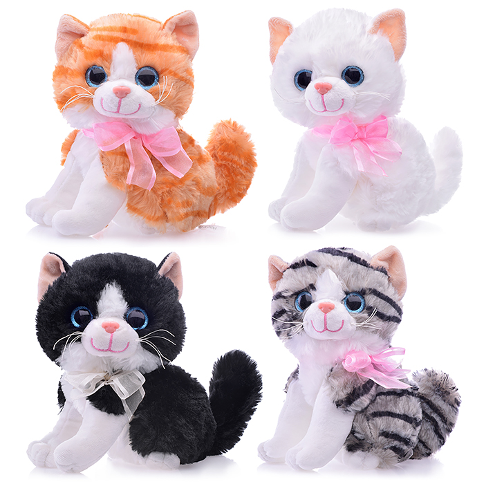 

Мягкая игрушка Мишуткин M0609 Кошка 20 см, Разноцветный