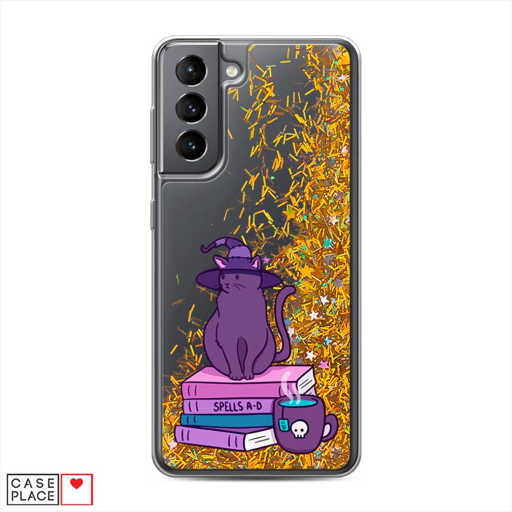 

Чехол Awog на Samsung Galaxy S21 / Самсунг S21 "Magic Cat", Розовый, 2101890-1