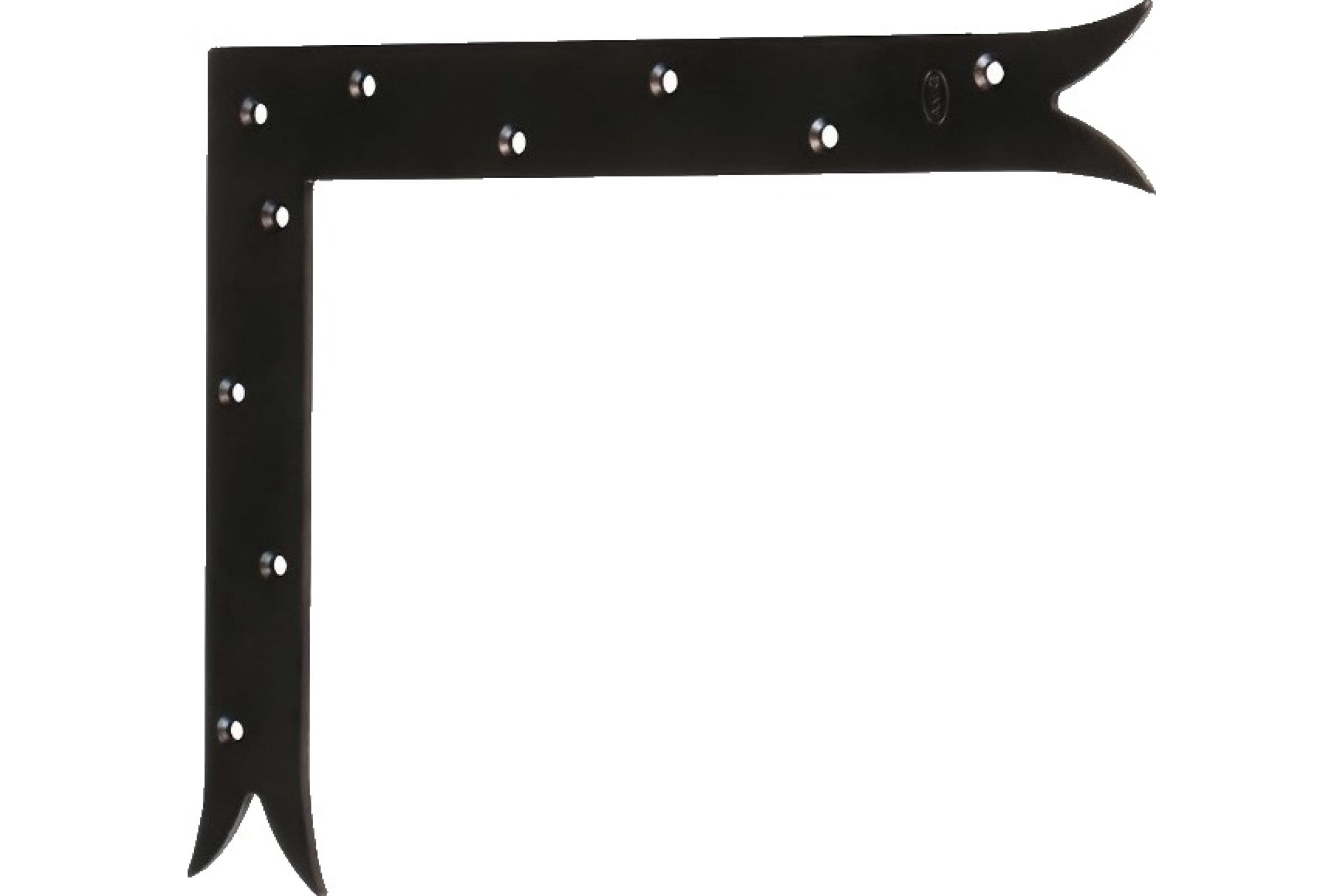 Угол Amig Готика декор черный I левый 15444