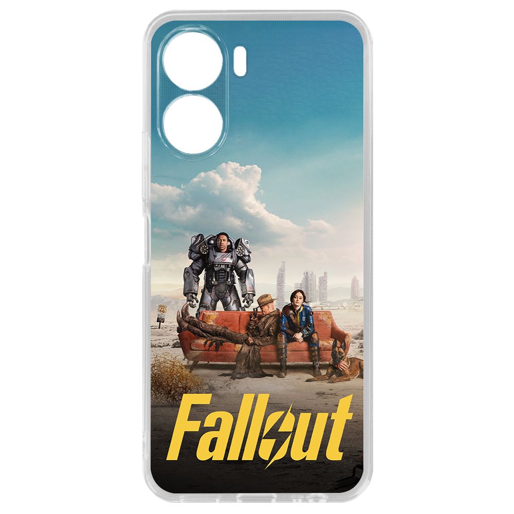 

Чехол-накладка Krutoff Clear Case Фоллаут (Fallout) - Постер для Vivo Y16, Прозрачный