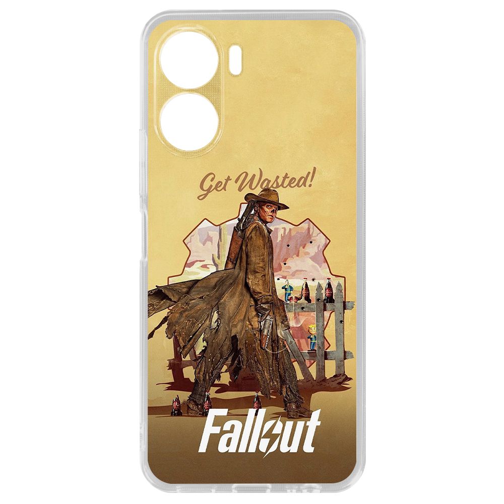 

Чехол-накладка Krutoff Clear Case Фоллаут (Fallout) - Давай напьемся! для Vivo Y16