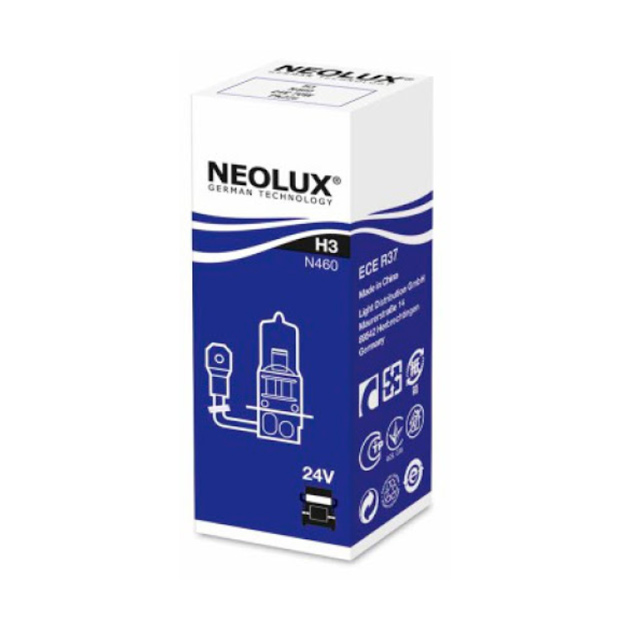 фото Лампа 70w 24v pk22s 10x10x1 neolx h3 (складная картонная коробка) neolux