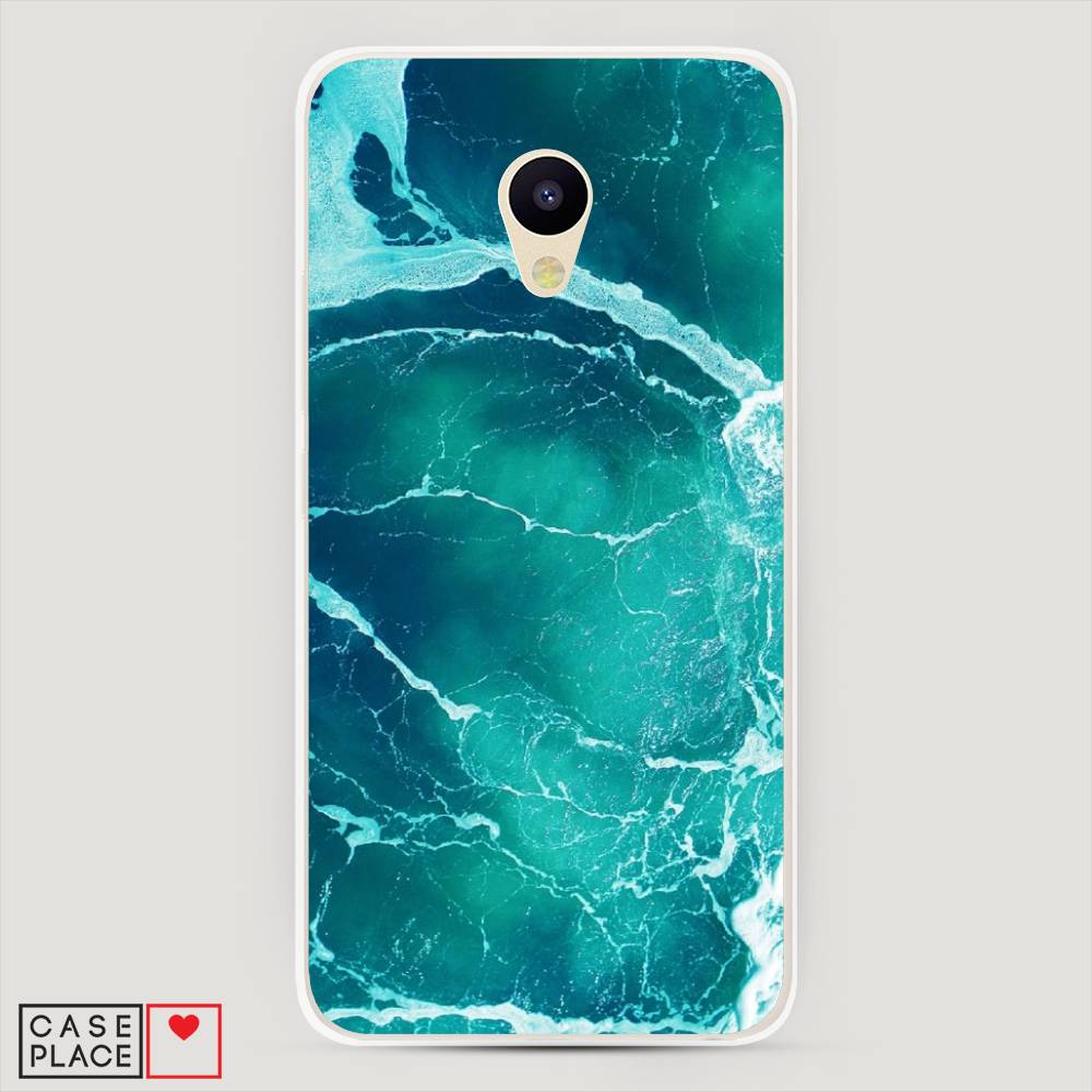 

Чехол Awog на Meizu M5 "Изумрудный океан", Голубой;синий, 70750-4