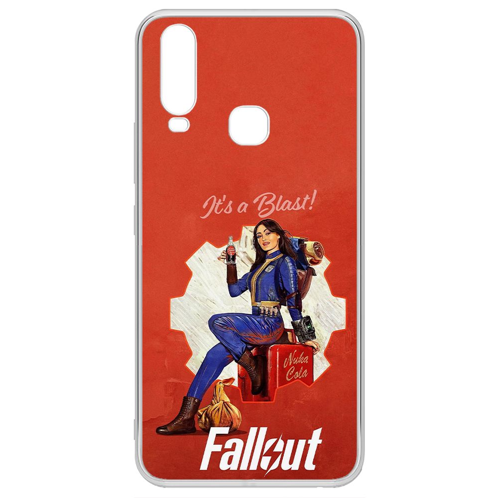 

Чехол-накладка Krutoff Clear Case Фоллаут (Fallout) - Это взрыв! для Vivo Y17, Прозрачный
