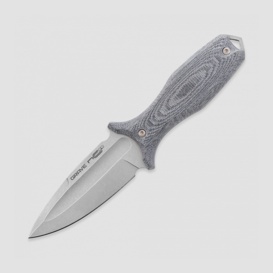 Нож с фиксированным клинком N.C. CUSTOM, Grave, 8,8 см