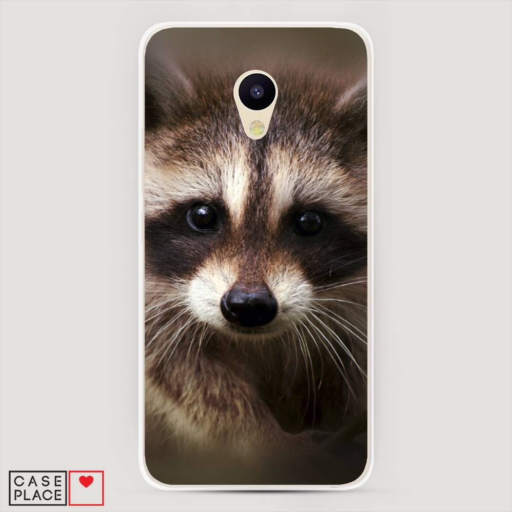 

Чехол Awog на Meizu M5 "Енот", Коричневый, 70750-1