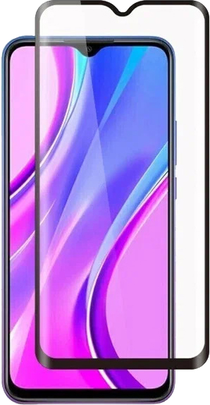 

Защитное стекло Innovation 2D для Realme C21, полный клей, черный