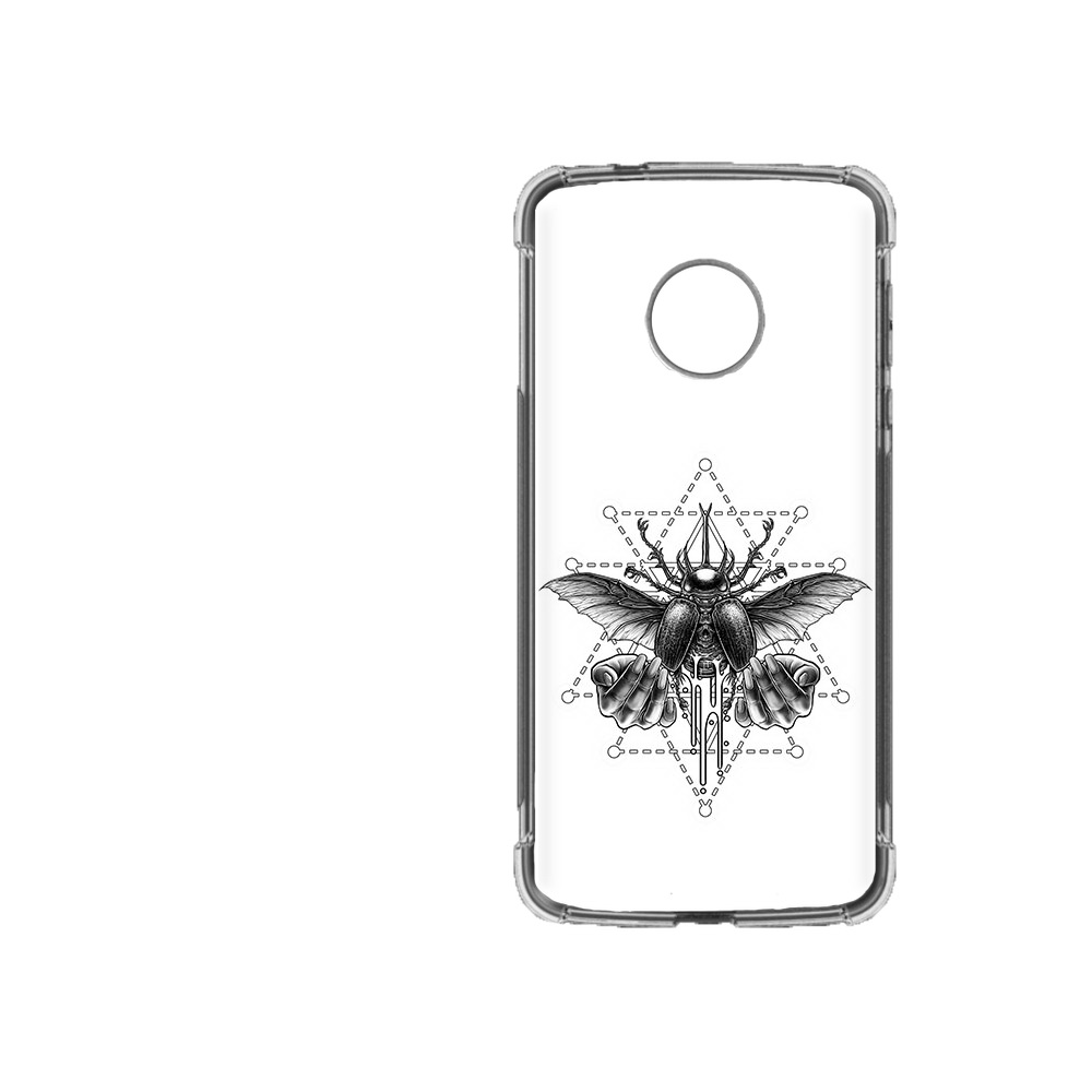 

Чехол MyPads Tocco для Motorola Moto Z2 Force скарабей, Прозрачный, Tocco