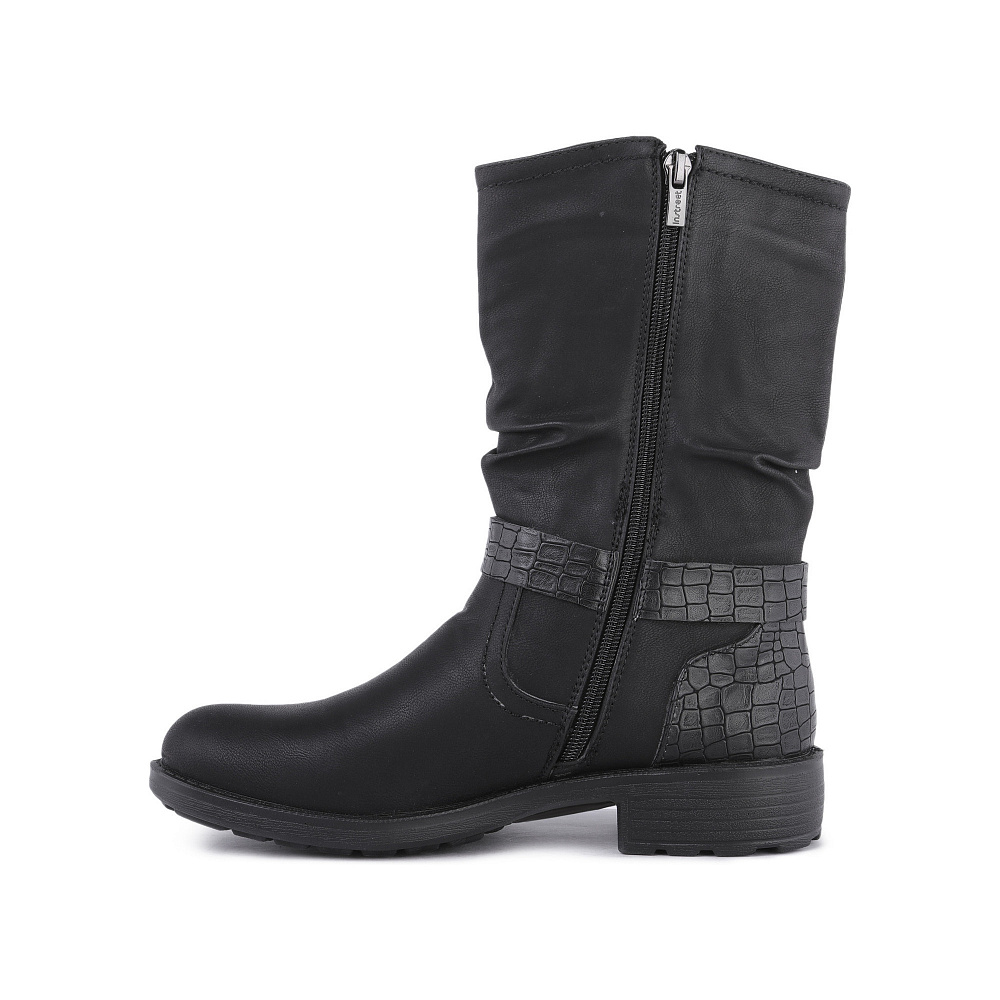 фото Полусапоги женские instreet 203-01wn-020sr черные 39 ru