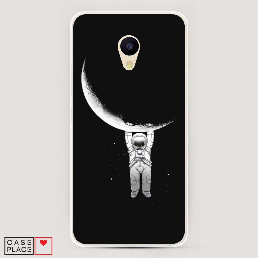 

Чехол Awog на Meizu M5 "Космонавт", Белый;черный, 70750-4