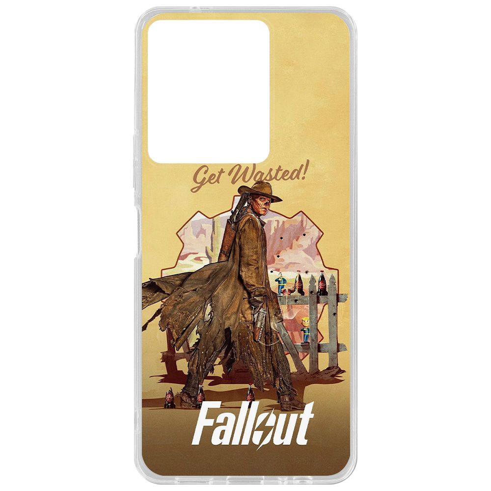 

Чехол-накладка Krutoff Clear Case Фоллаут (Fallout) - Давай напьемся! для Vivo Y27s