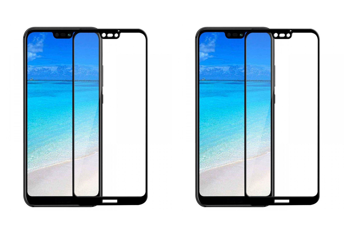 

Защитное стекло для Huawei Honor P20 Lite/Nova 3e (комплект 2 шт.)