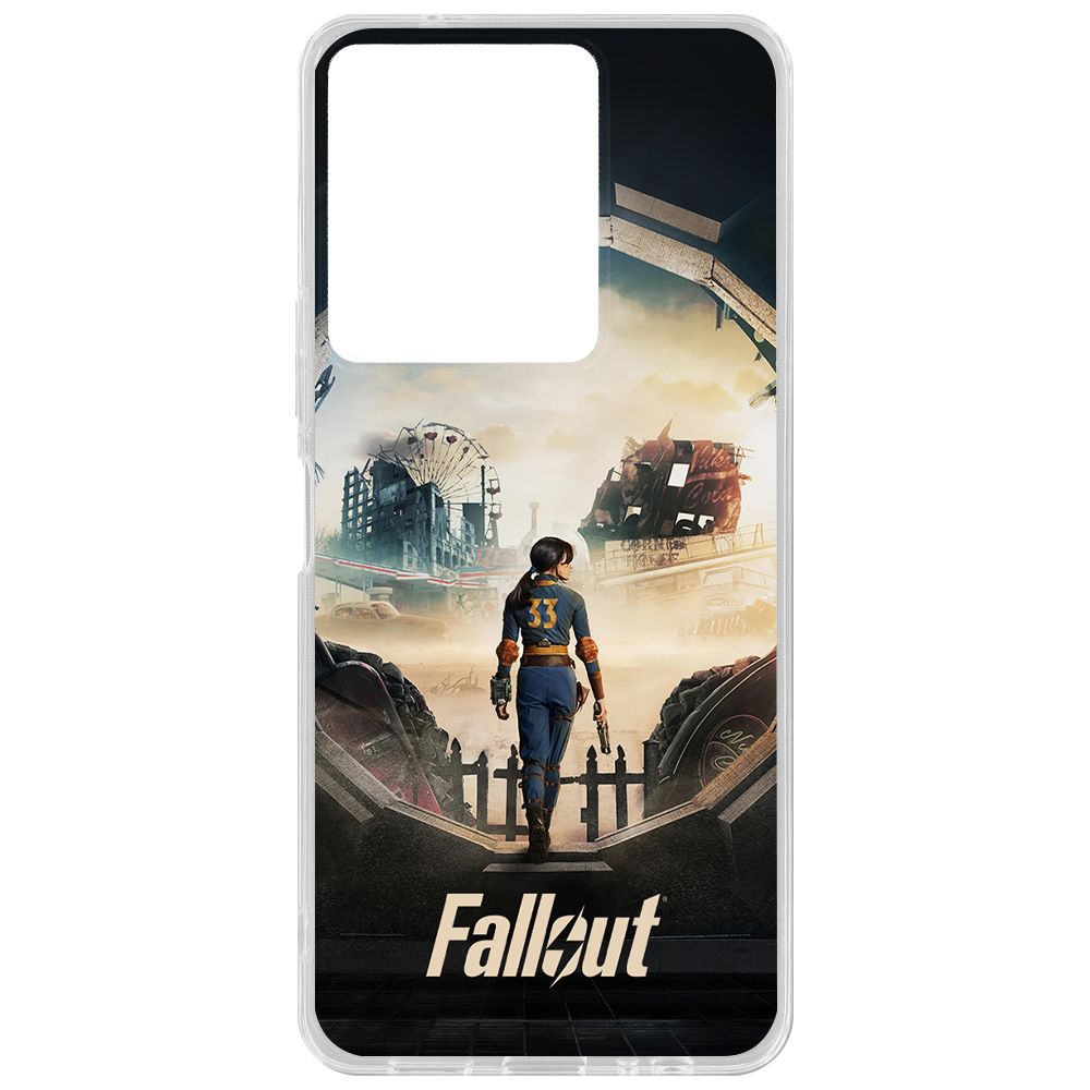 

Чехол-накладка Krutoff Clear Case Фоллаут (Fallout) - Убежище 33 для Vivo Y27s, Прозрачный