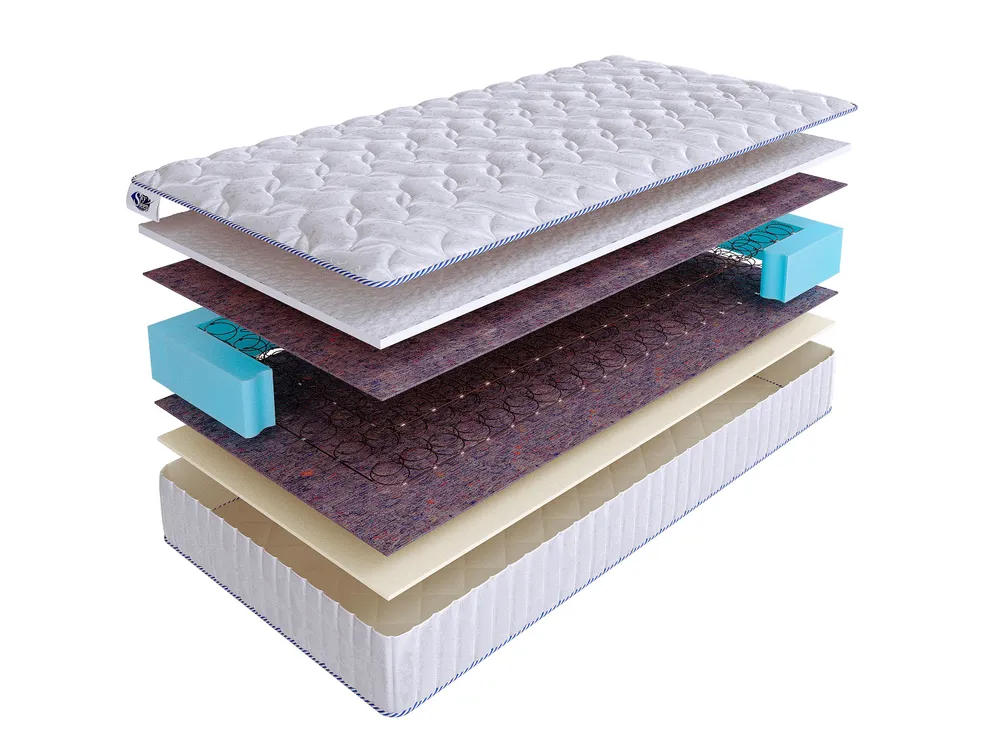 

Матрас SkySleep LIKE 3 BS 200x195, Белый, LIKE 3 BS