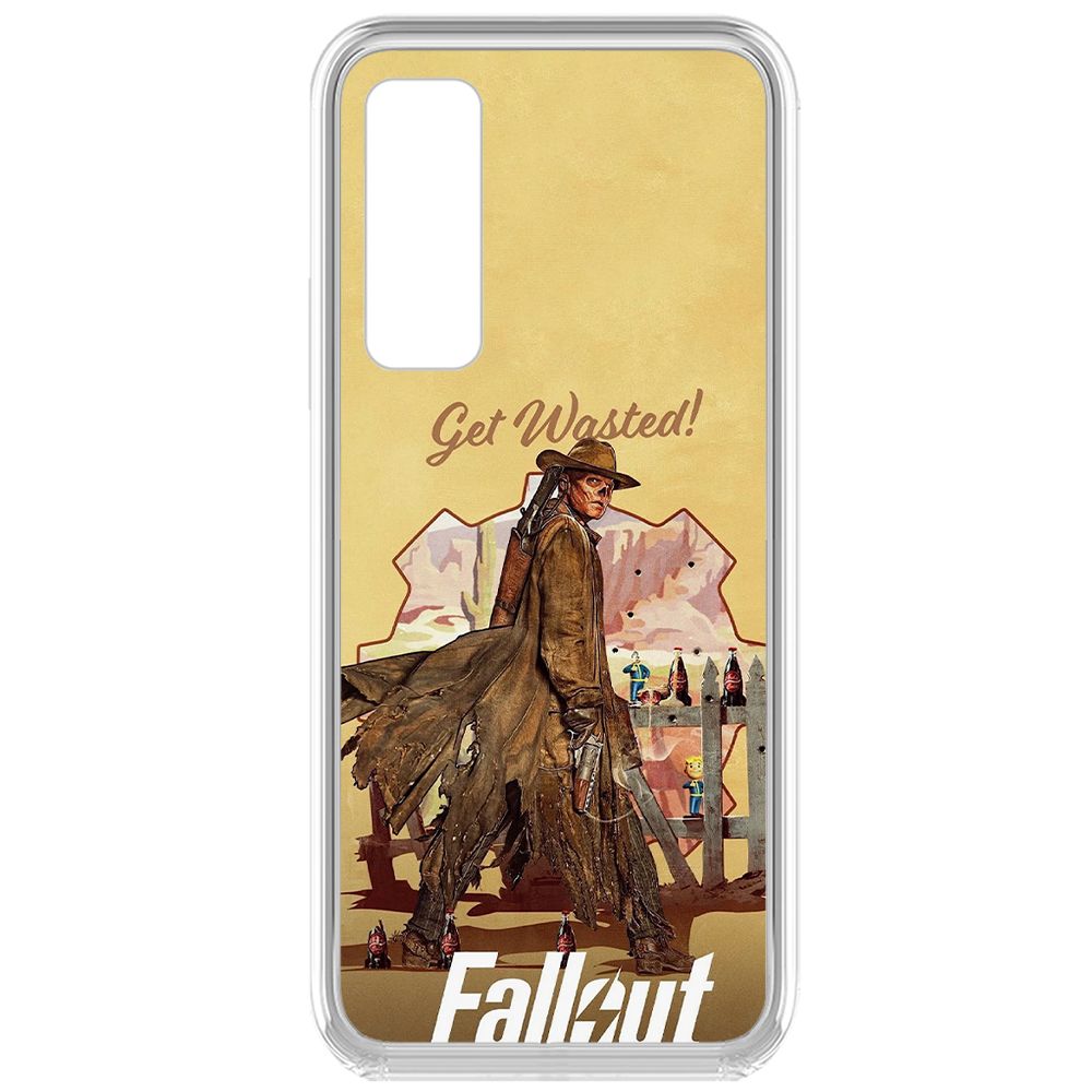 

Чехол-накладка Krutoff Clear Case Фоллаут (Fallout) - Давай напьемся! для Vivo Y31