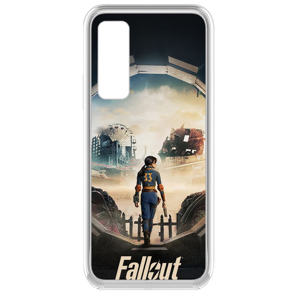 

Чехол-накладка Krutoff Clear Case Фоллаут (Fallout) - Убежище 33 для Vivo Y31, Прозрачный