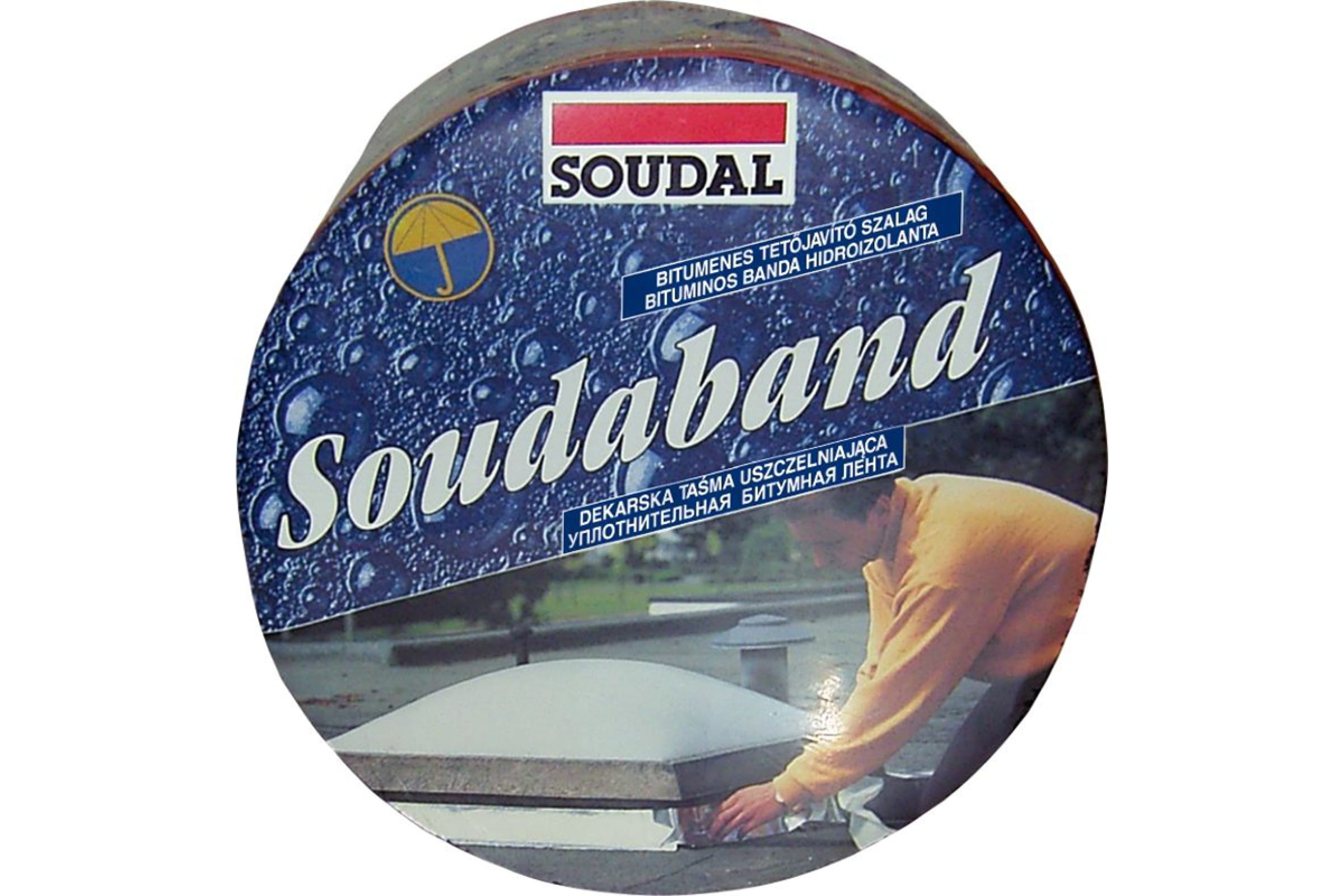 

SOUDAL кровельная лента Соудабанд 10см x 10м /графит/ 101614