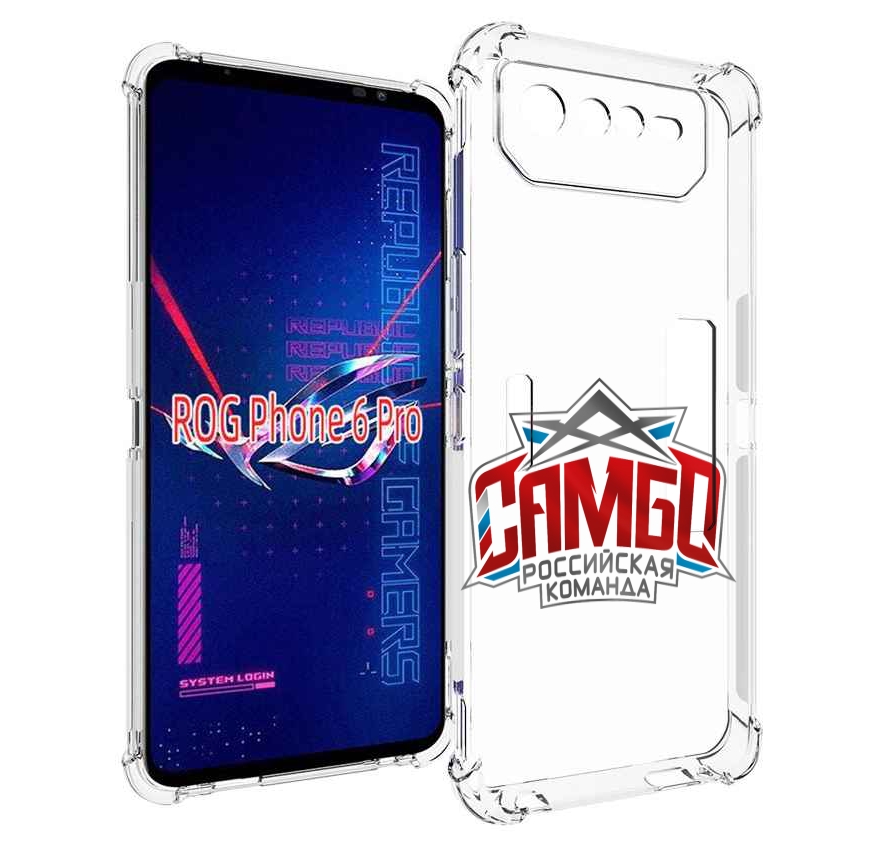 

Чехол MyPads Самбо для Asus ROG Phone 6 Pro, Прозрачный, Tocco