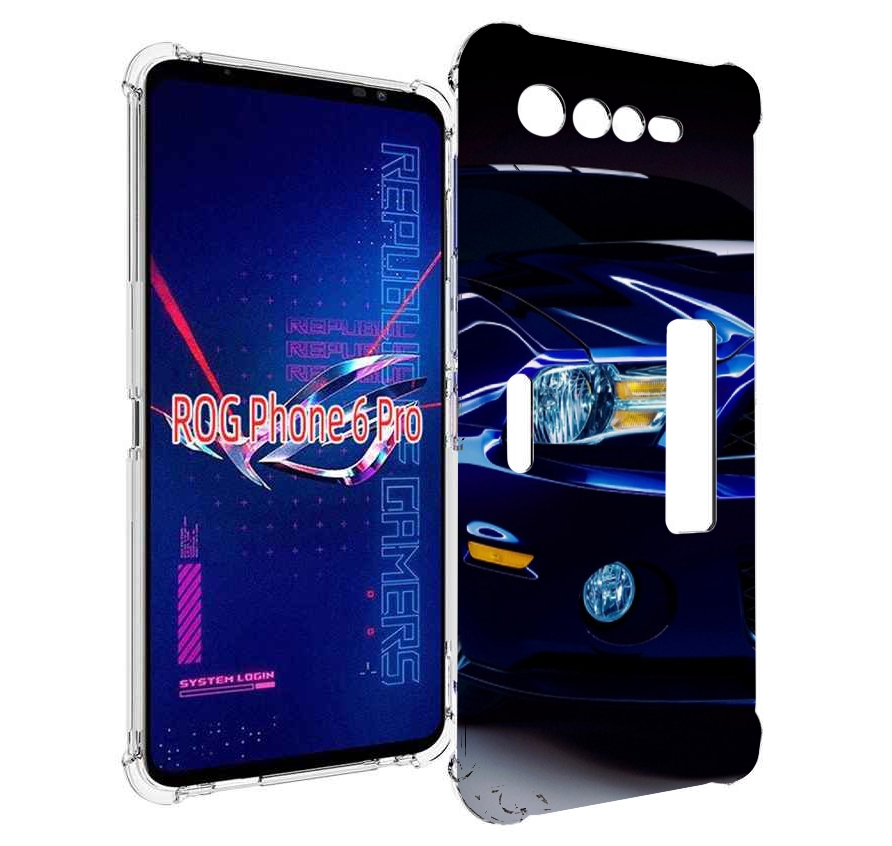 

Чехол MyPads Синяя-машина для Asus ROG Phone 6 Pro, Прозрачный, Tocco