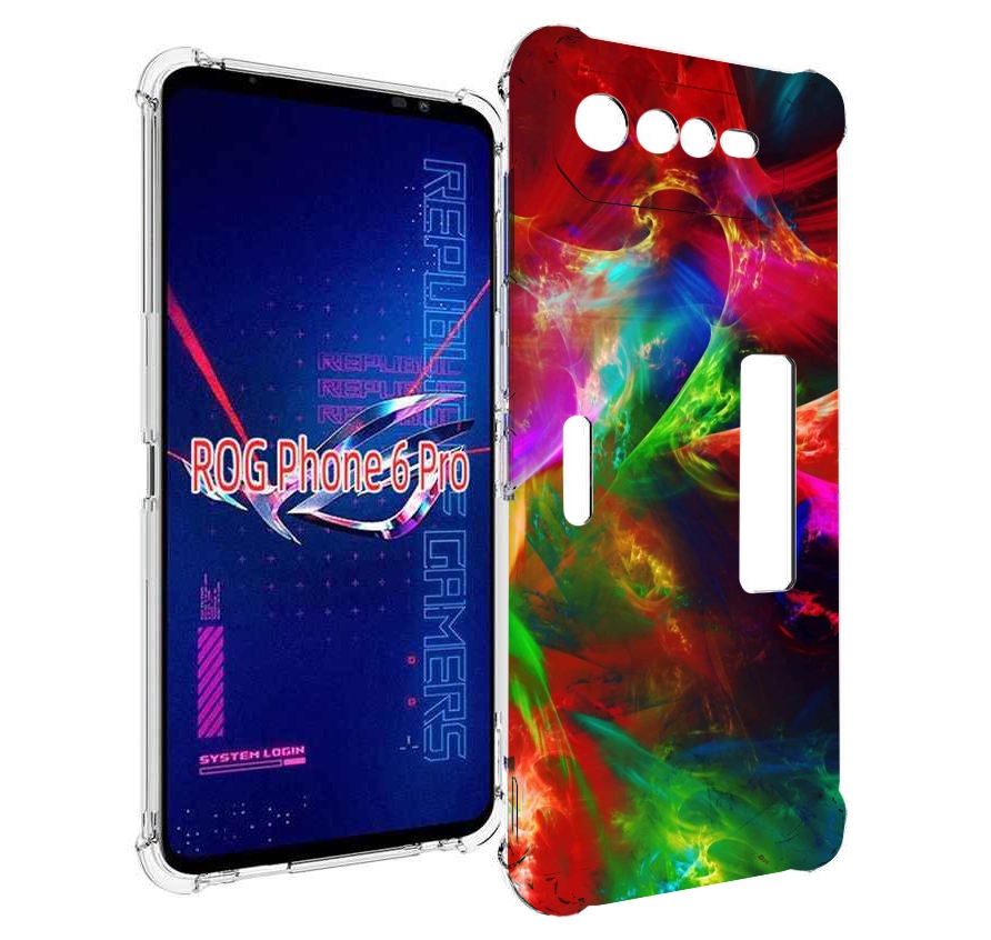 

Чехол MyPads Сияние-красок для Asus ROG Phone 6 Pro, Прозрачный, Tocco
