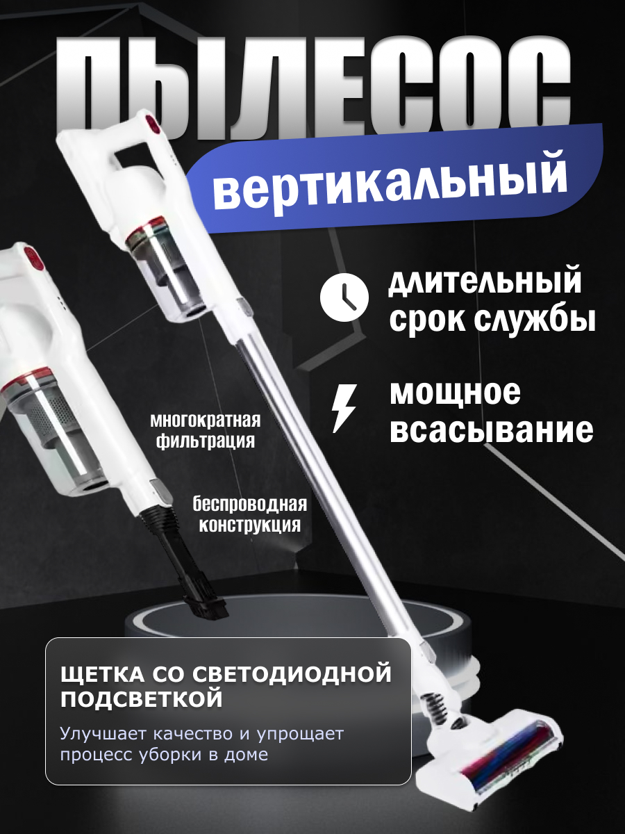 

Пылесос Nano Shop TL-00027 белый, TL-00027