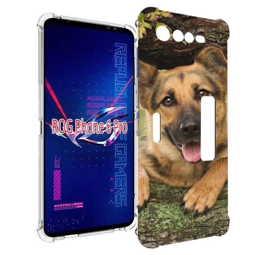 

Чехол MyPads Собака-на-дереве для Asus ROG Phone 6 Pro, Прозрачный, Tocco