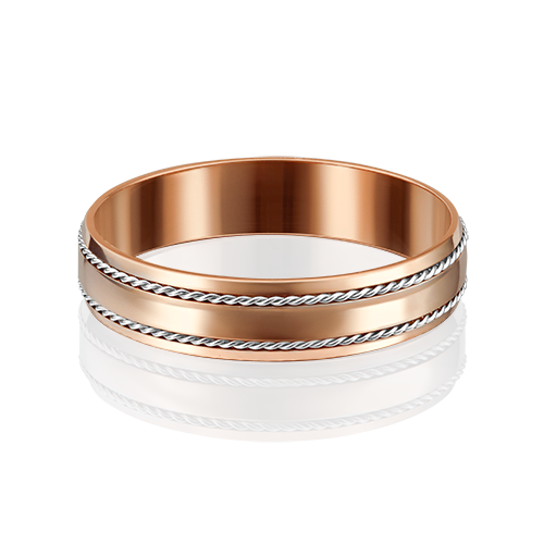 Кольцо обручальное из золота р.22 PLATINA jewelry 01-5246-00-000-1111-39