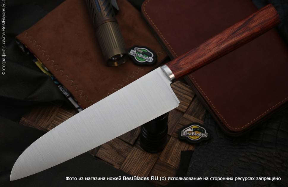 

Дамир Сафаров. Классический кухонный нож Сантоку 180 мм
