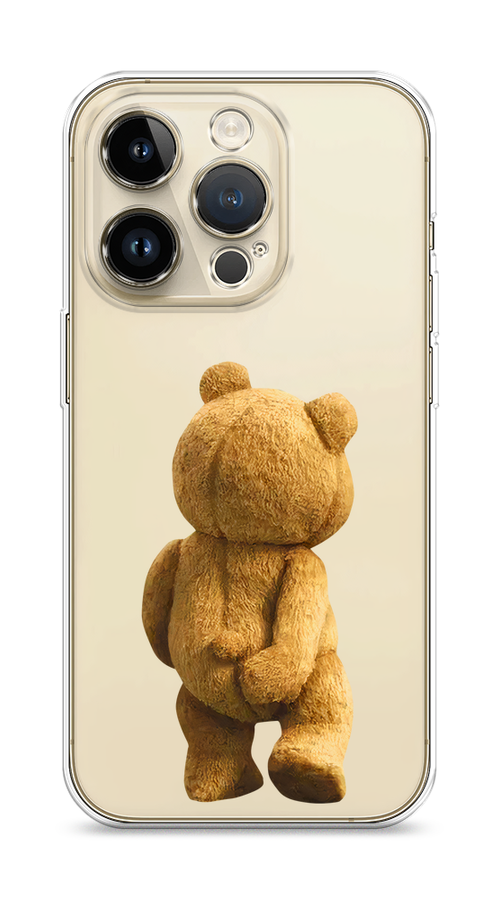 

Чехол Homey на Apple iPhone 14 Pro "Медвежья спина", Коричневый;прозрачный, 15250-1